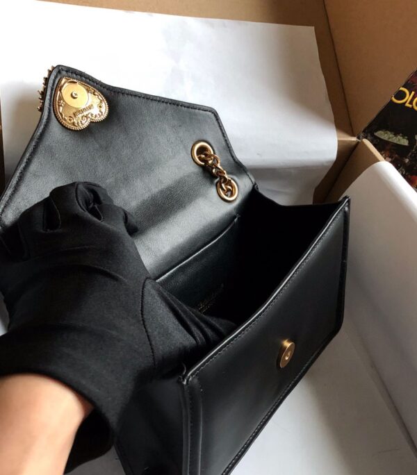 Dolce & Gabbana Medium Devotion Bag Black For Women 8.1in/20.5cm DG