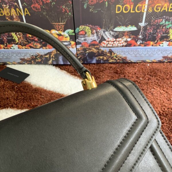 Dolce & Gabbana Medium Devotion Bag Black For Women 9.4in/24cm DG