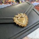 Dolce & Gabbana Medium Devotion Bag Black For Women 9.4in/24cm DG