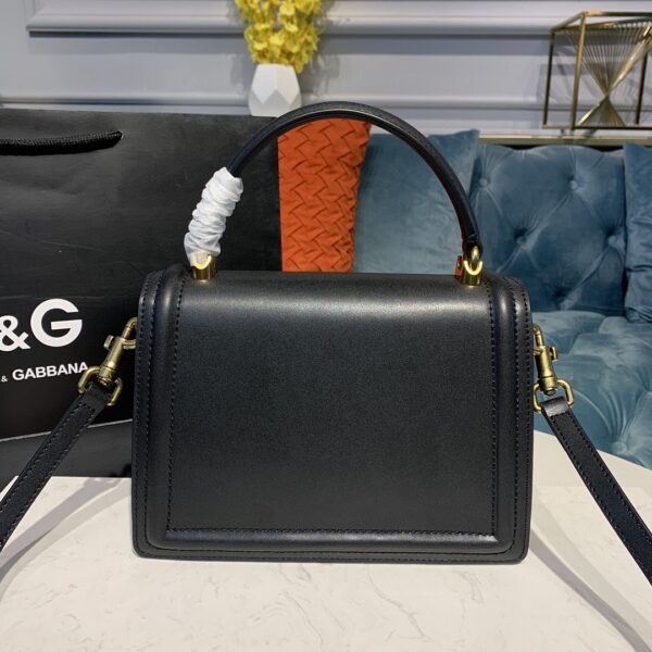 Dolce & Gabbana Medium Devotion Bag Black For Women 9.5in/24cm