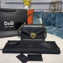 Dolce & Gabbana Medium Devotion Bag Black For Women 9.5in/24cm