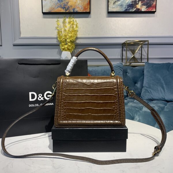 Dolce & Gabbana Medium Devotion Bag Brown For Women 9.5in/24cm