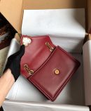 Dolce & Gabbana Medium Devotion Bag Burgundy For Women 8.1in/20.5cm DG