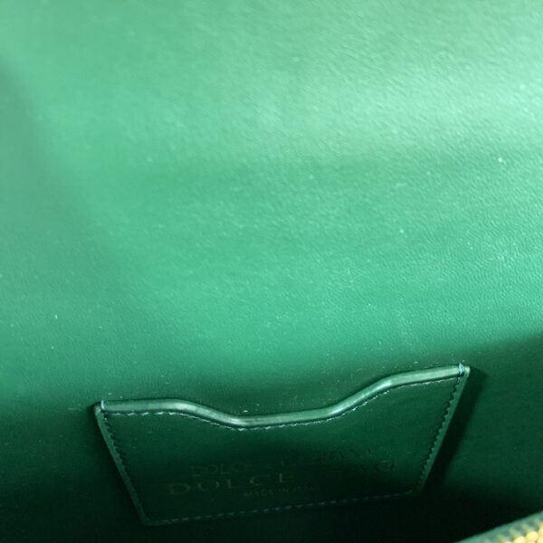 Dolce & Gabbana Medium Devotion Bag Green For Women 9.4in/24cm DG