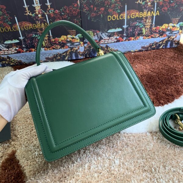 Dolce & Gabbana Medium Devotion Bag Green For Women 9.4in/24cm DG