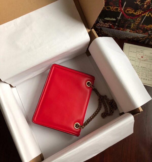Dolce & Gabbana Medium Devotion Bag Red For Women 8.1in/20.5cm DG