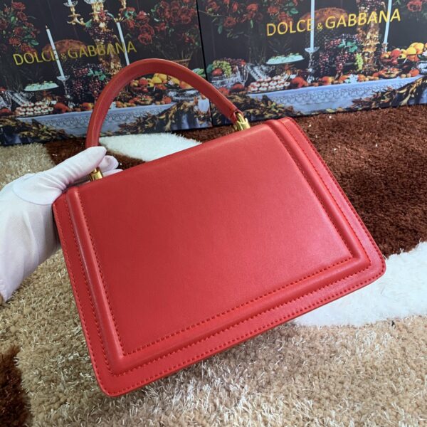 Dolce & Gabbana Medium Devotion Bag Red For Women 9.4in/24cm DG