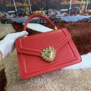 Dolce & Gabbana Medium Devotion Bag Red For Women 9.4in/24cm DG