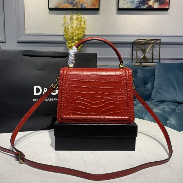 Dolce & Gabbana Medium Devotion Bag Red For Women 9.5in/24cm