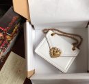 Dolce & Gabbana Medium Devotion Bag White For Women 8.1in/20.5cm DG