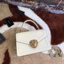 Dolce & Gabbana Medium Devotion Bag White For Women 9.4in/24cm DG
