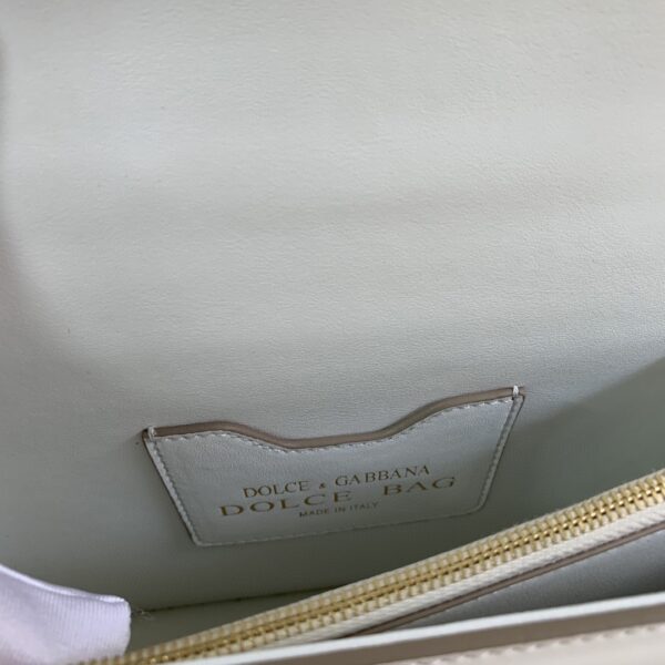 Dolce & Gabbana Medium Devotion Bag White For Women 9.4in/24cm DG