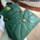 Dolce & Gabbana Medium Devotion Shoulder Bag In Quilted Nappa Green For Women 10.2in/26cm DG