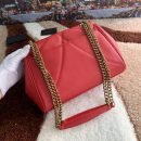 Dolce & Gabbana Medium Devotion Shoulder Bag In Quilted Nappa Red For Women 10.2in/26cm DG