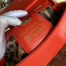 Dolce & Gabbana Medium DG Handbag In Dauphine Red For Women 10.2in/26cm DG