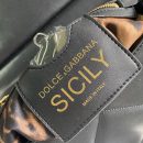 Dolce & Gabbana Medium Sicily Bag In Quilted Black For Women 10.2in/26cm DG BB6002AW59180999