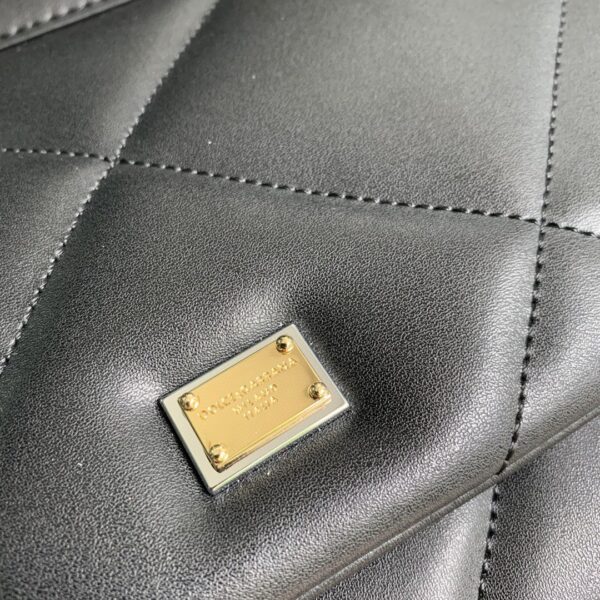 Dolce & Gabbana Medium Sicily Bag In Quilted Black For Women 10.2in/26cm DG BB6002AW59180999