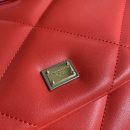 Dolce & Gabbana Medium Sicily Bag In Quilted Red For Women 10.2in/26cm DG BB6002AW5918H383