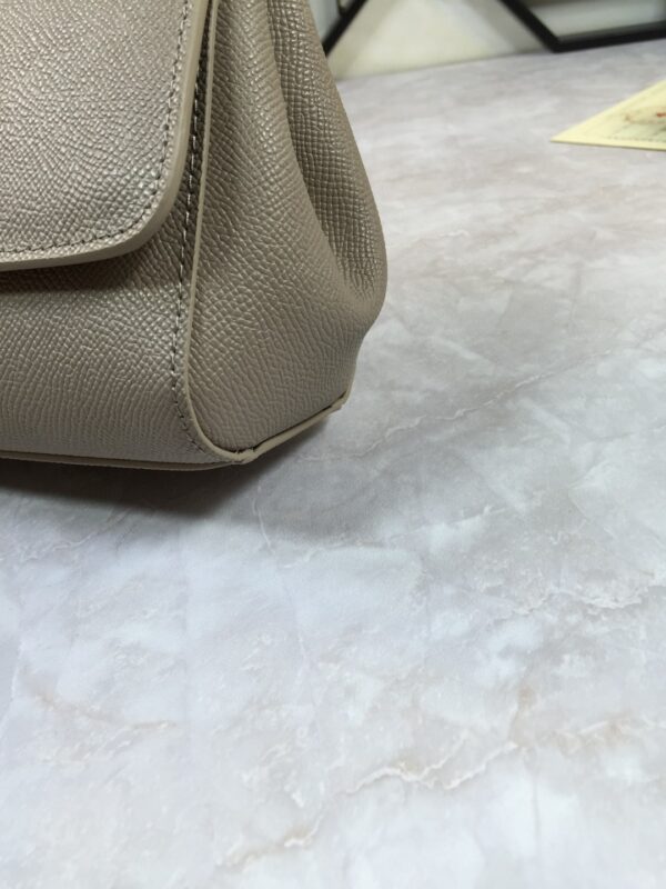 Dolce & Gabbana Medium Sicily Handbag In Dauphine Grey For Women 10.2in/26cm DG BB4347A100187195