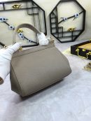 Dolce & Gabbana Medium Sicily Handbag In Dauphine Grey For Women 10.2in/26cm DG BB4347A100187195