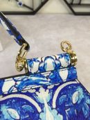 Dolce & Gabbana Medium Sicily Handbag In Dauphine Muticolour For Women 10.2in/26cm DG