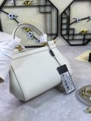 Dolce & Gabbana Medium Sicily Handbag In Dauphine White For Women 10.2in/26cm DG BB4347A100180001