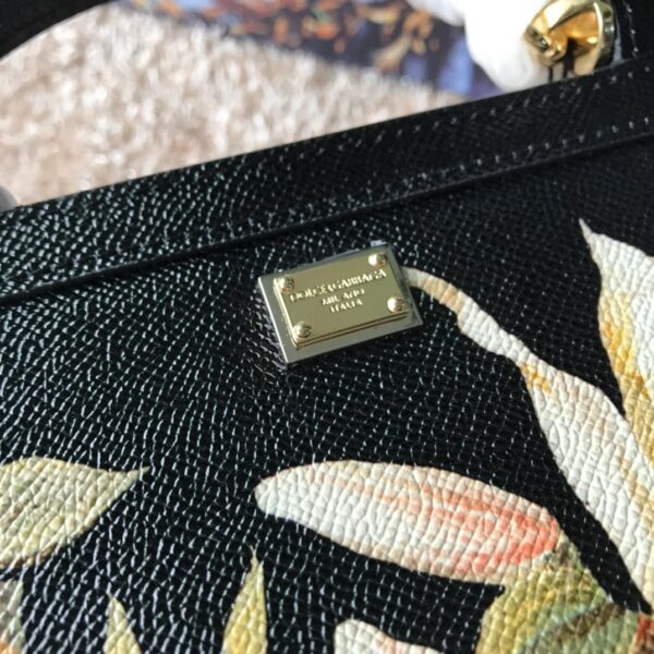 Dolce & Gabbana Medium Sicily Handbag Unique Print Motifs Muticolour For Women 10.2in/26cm DG