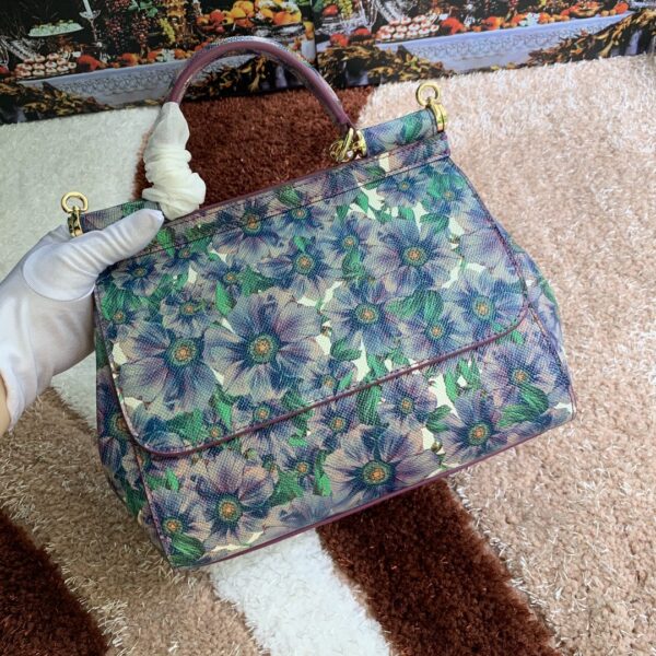 Dolce & Gabbana Medium Sicily Handbag Unique Print Motifs Muticolour For Women 10.2in/26cm DG