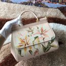 Dolce & Gabbana Medium Sicily Handbag Unique Print Motifs Muticolour For Women 10.2in/26cm DG