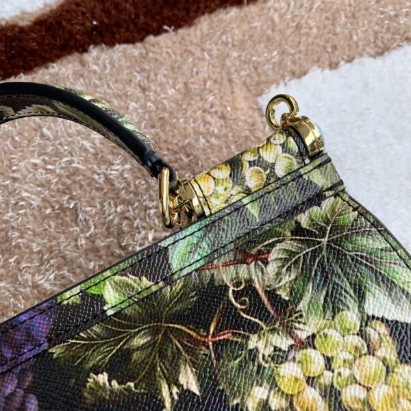 Dolce & Gabbana Medium Sicily Handbag Unique Print Motifs Muticolour For Women 10.2in/26cm DG