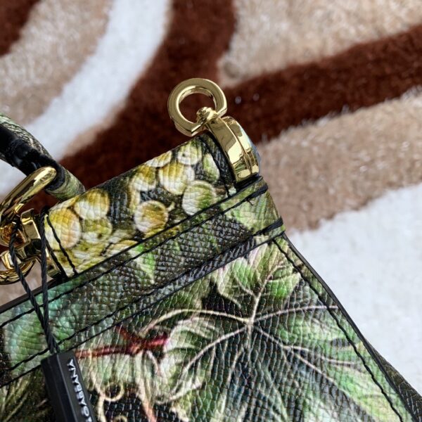 Dolce & Gabbana Medium Sicily Handbag Unique Print Motifs Muticolour For Women 10.2in/26cm DG