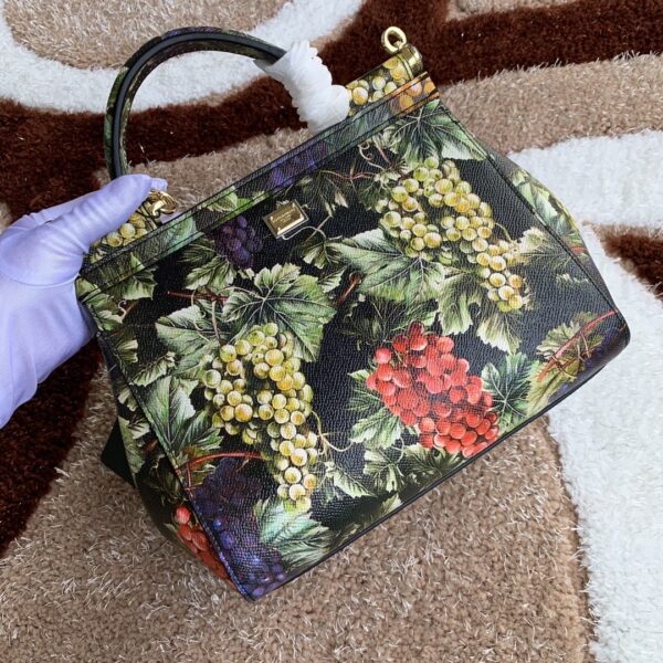 Dolce & Gabbana Medium Sicily Handbag Unique Print Motifs Muticolour For Women 10.2in/26cm DG