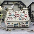 Dolce & Gabbana Medium Sicily Handbag Unique Print Motifs Muticolour For Women 10.2in/26cm DG