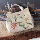 Dolce & Gabbana Medium Sicily Handbag Unique Print Motifs Muticolour For Women 10.2in/26cm DG