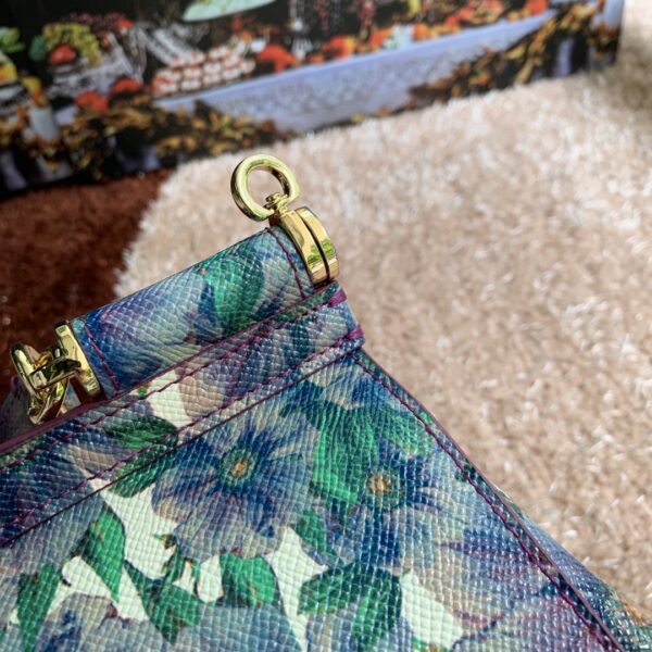 Dolce & Gabbana Medium Sicily Handbag Unique Print Motifs Muticolour For Women 10.2in/26cm DG