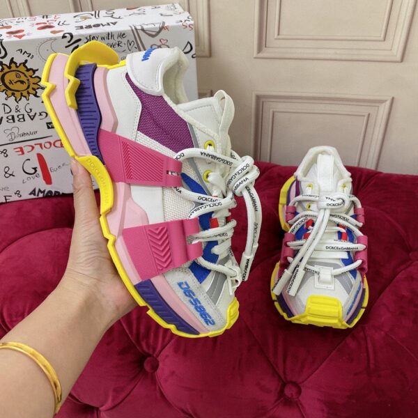 Dolce & Gabbana Mixed-Material Space Sneakers Multicolour For Women DG Shoes  CK1963AY02989527