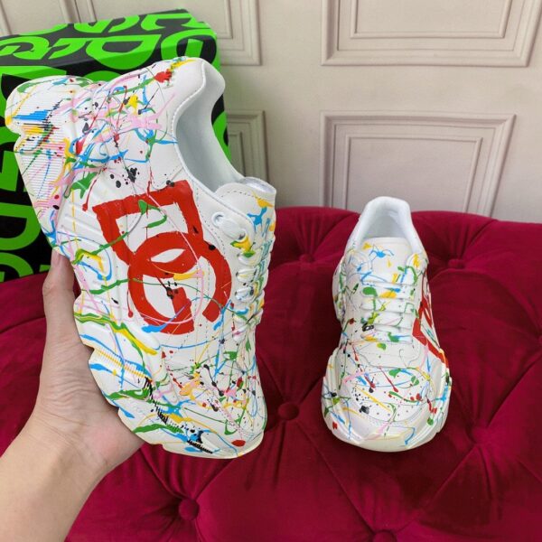 Dolce & Gabbana Nappa Daymaster Sneakers White For Women DG Shoes