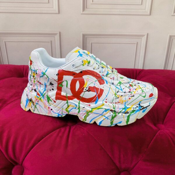 Dolce & Gabbana Nappa Daymaster Sneakers White For Women DG Shoes