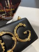 Dolce & Gabbana Nappa DG Girls Shoulder Bag Black For Women 8.3in/21cm DG  BB6498AZ80180999