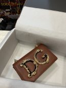 Dolce & Gabbana Nappa DG Girls Shoulder Bag Brown For Women 8.3in/21cm DG