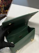 Dolce & Gabbana Nappa DG Girls Shoulder Bag Green For Women 8.3in/21cm DG
