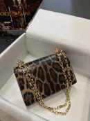 Dolce & Gabbana Nappa DG Girls Shoulder Bag Leo Print For Women 8.3in/21cm DG
