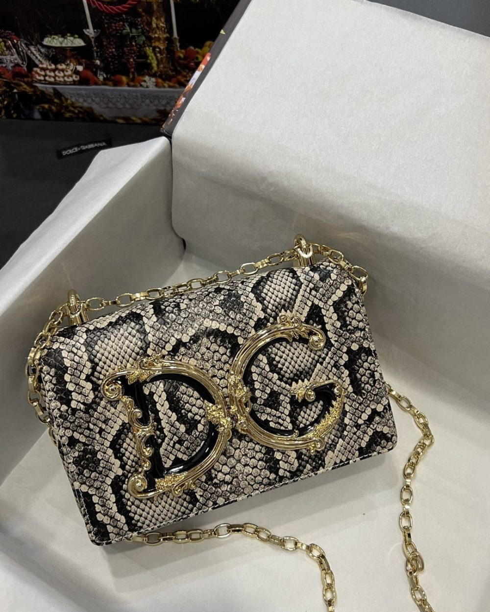 Dolce & Gabbana Nappa DG Girls Shoulder Bag Muticolour For Women 8.3in/21cm DG