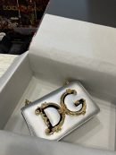 Dolce & Gabbana Nappa DG Girls Shoulder Bag Silver For Women 8.3in/21cm DG