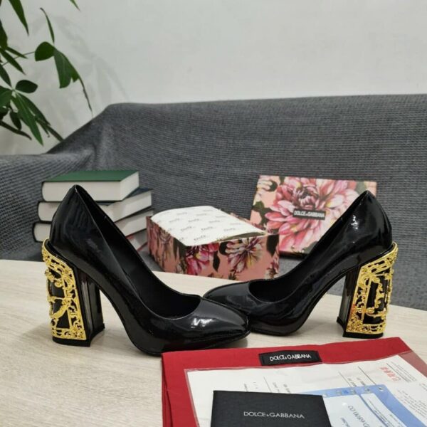 Dolce & Gabbana Nappa Pumps Black For Women DG Shoes