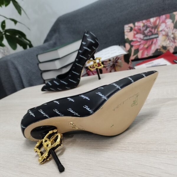 Dolce & Gabbana Nappa Pumps Black For Women DG Shoes