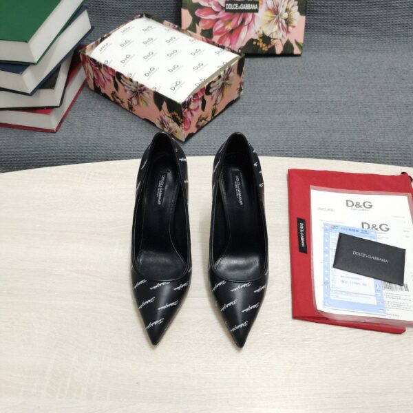 Dolce & Gabbana Nappa Pumps Black For Women DG Shoes
