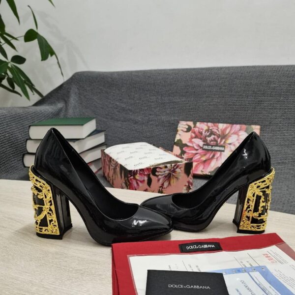 Dolce & Gabbana Nappa Pumps Black For Women DG Shoes