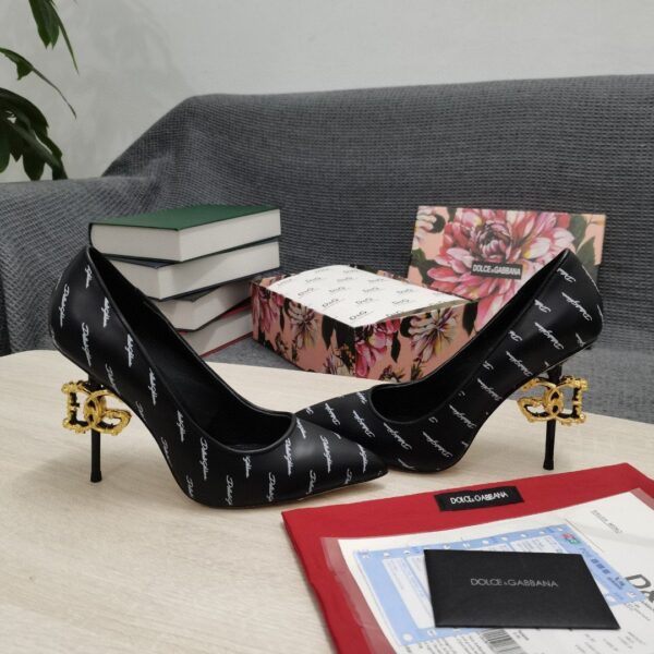 Dolce & Gabbana Nappa Pumps Black For Women DG Shoes