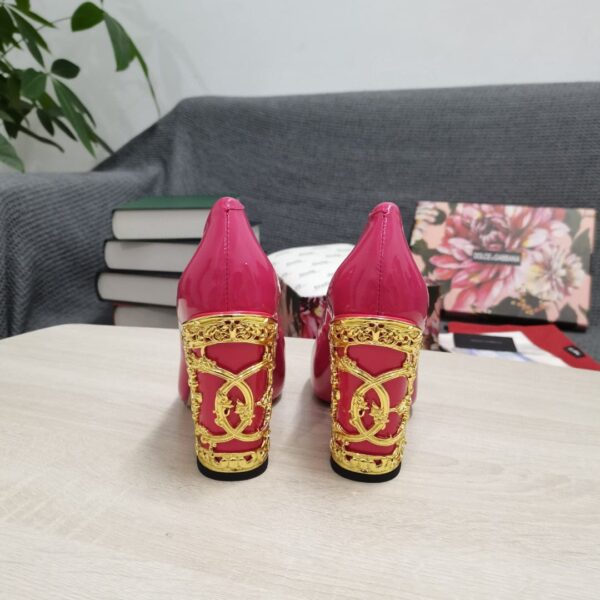 Dolce & Gabbana Nappa Pumps Pink For Women DG Shoes